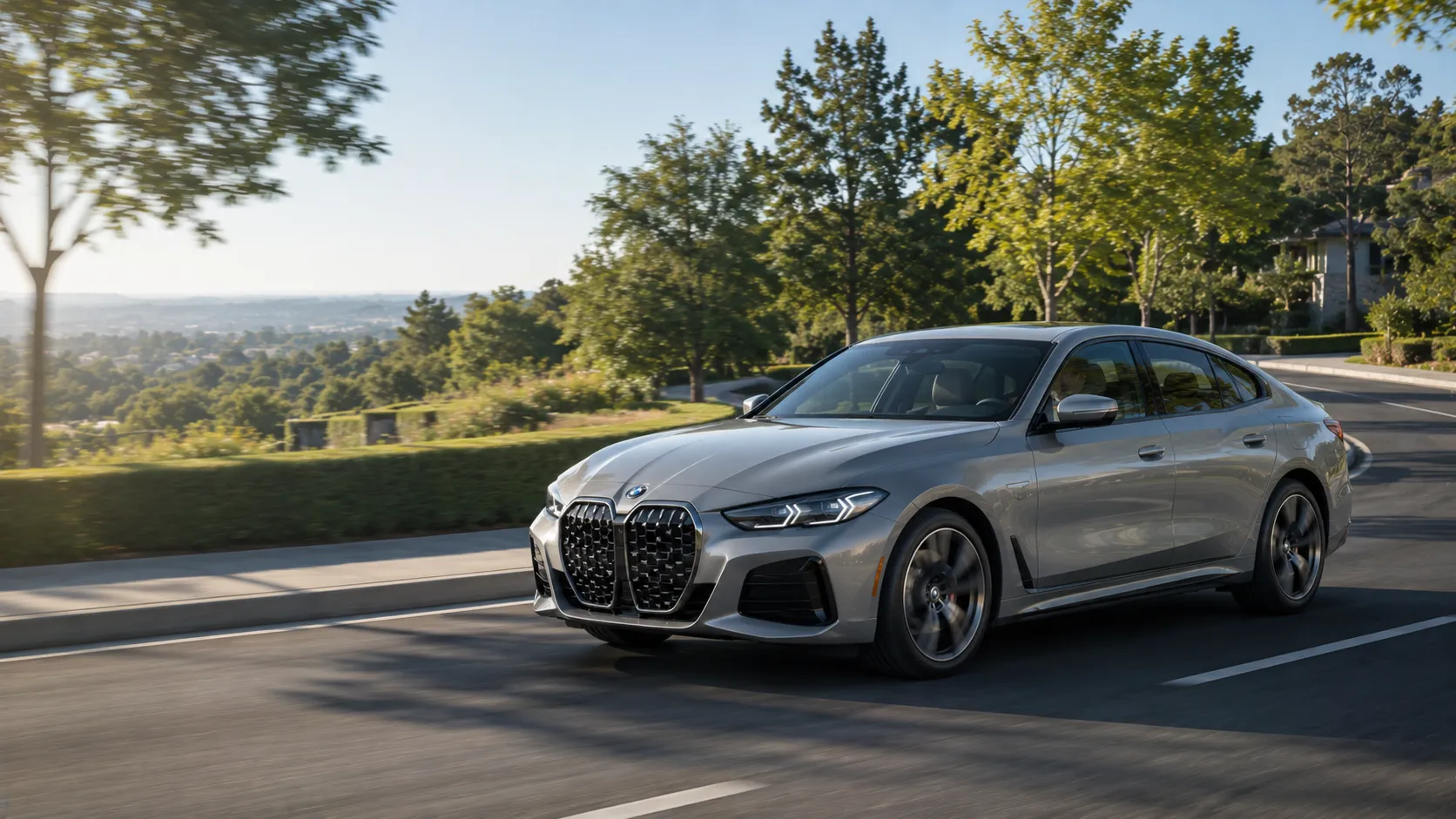 2026 BMW 4 Series Gran Coupe front three-quarter view