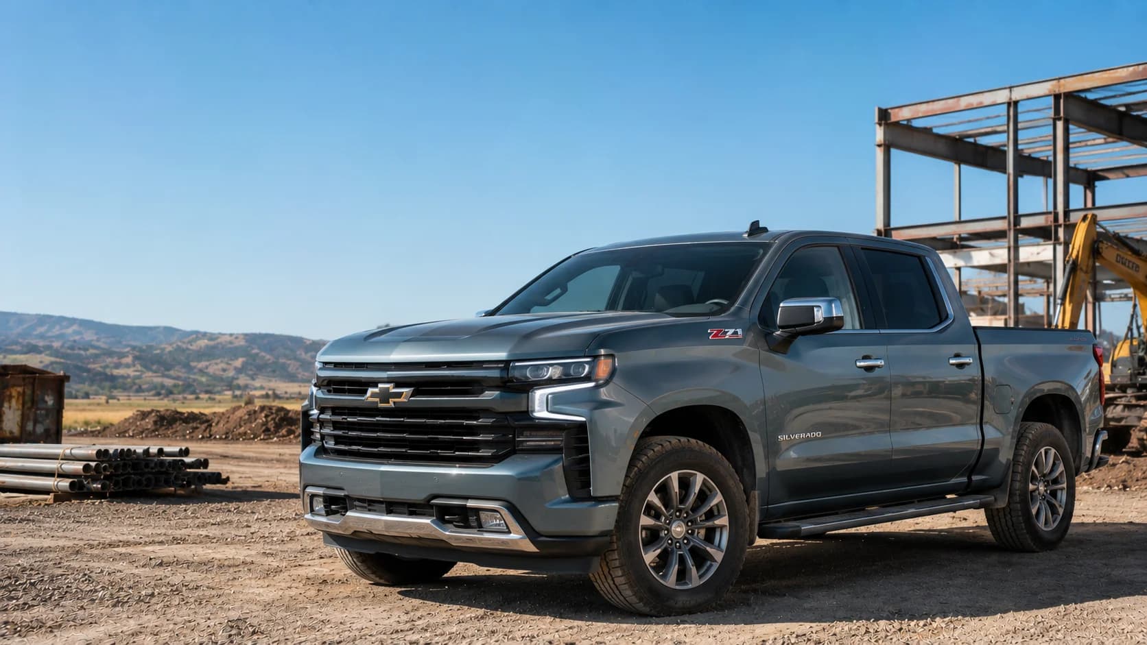 2026 Chevrolet Silverado 1500 in three-quarter front view