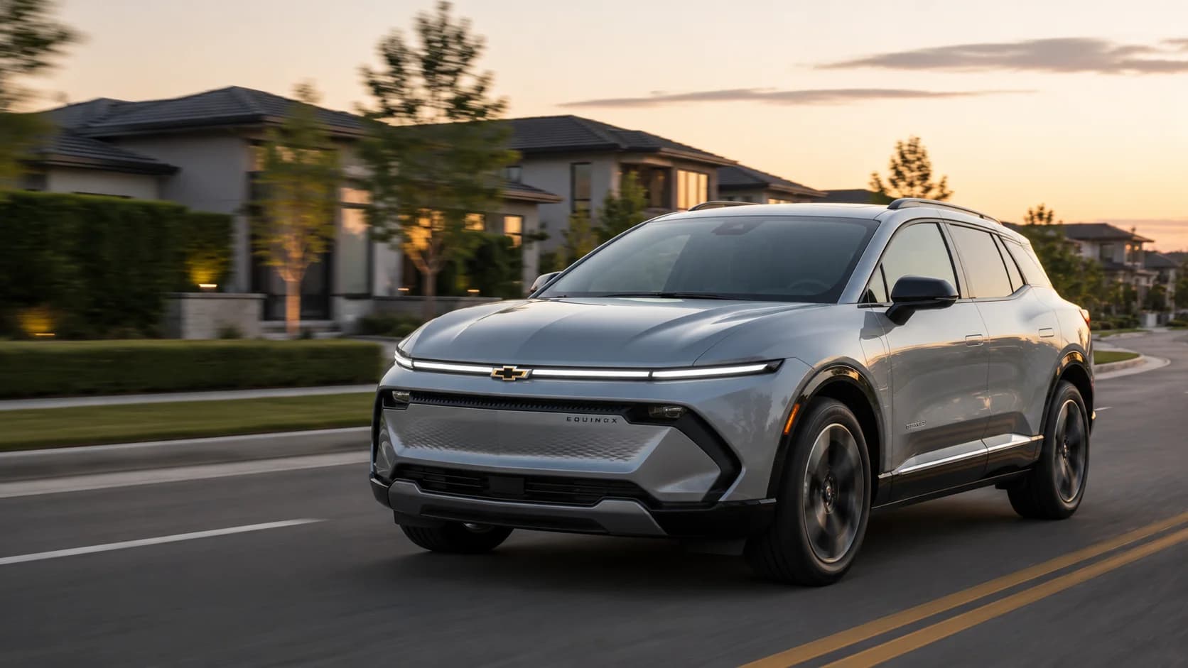 2026 Chevrolet Equinox EV in three-quarter front view