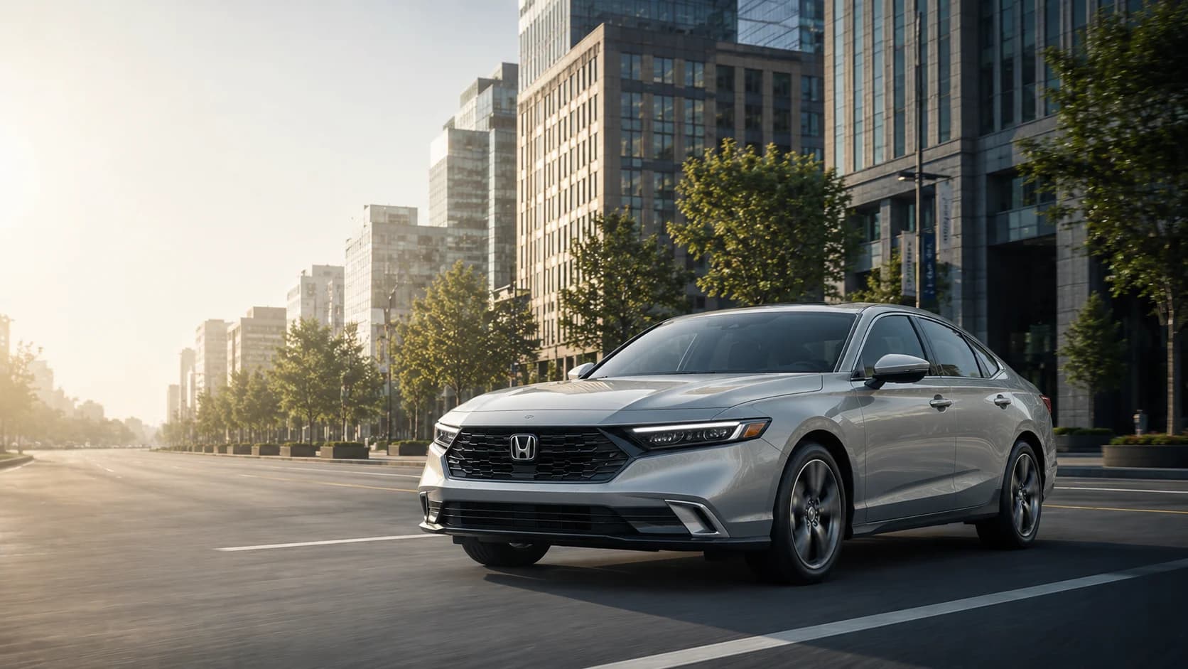 2026 Honda Accord sedan in three-quarter front view