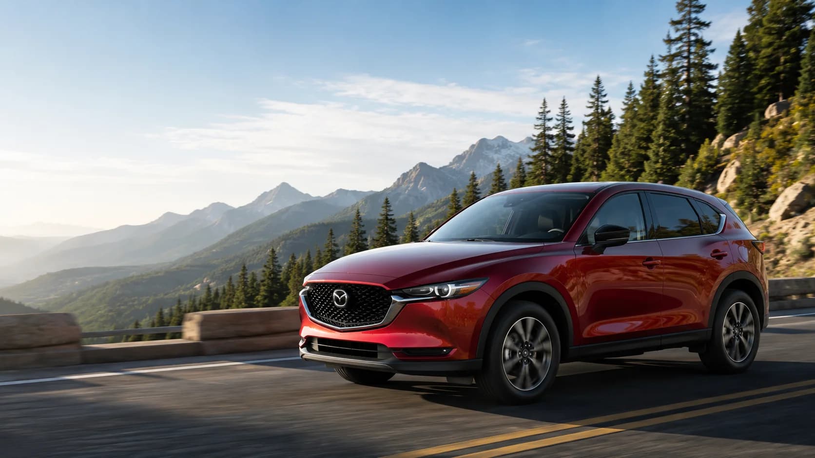2026 Mazda CX-5 Premium Plus front three-quarter view